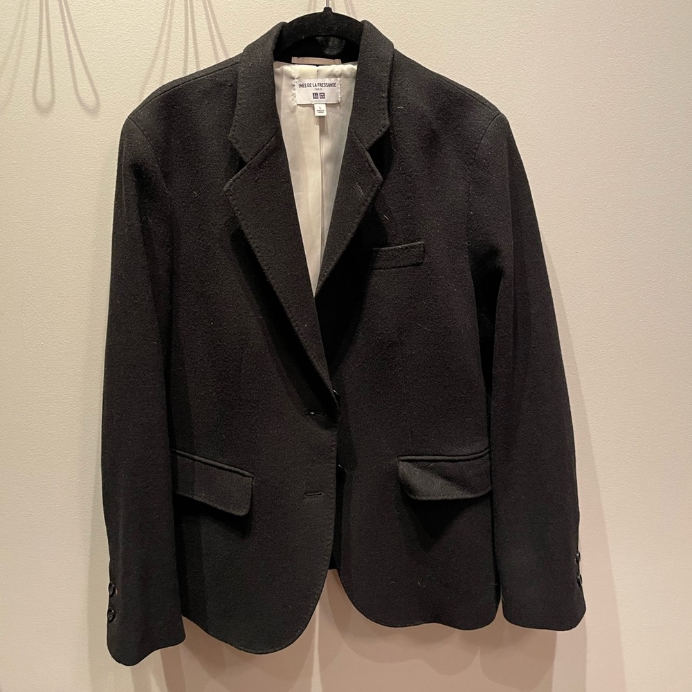 Uniqlo x Ines De La Fressange Soft Tweed Jacket L